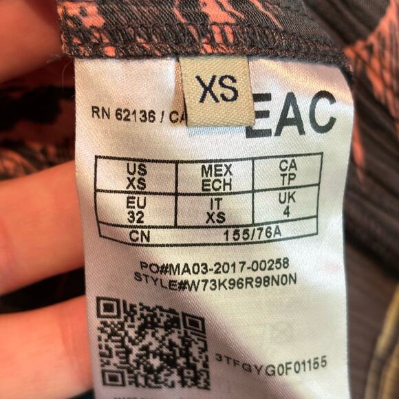 Guess Y2K Bright Floral & Sheer Star Print Babydoll Style Dress - size XS - Picture 6 of 8